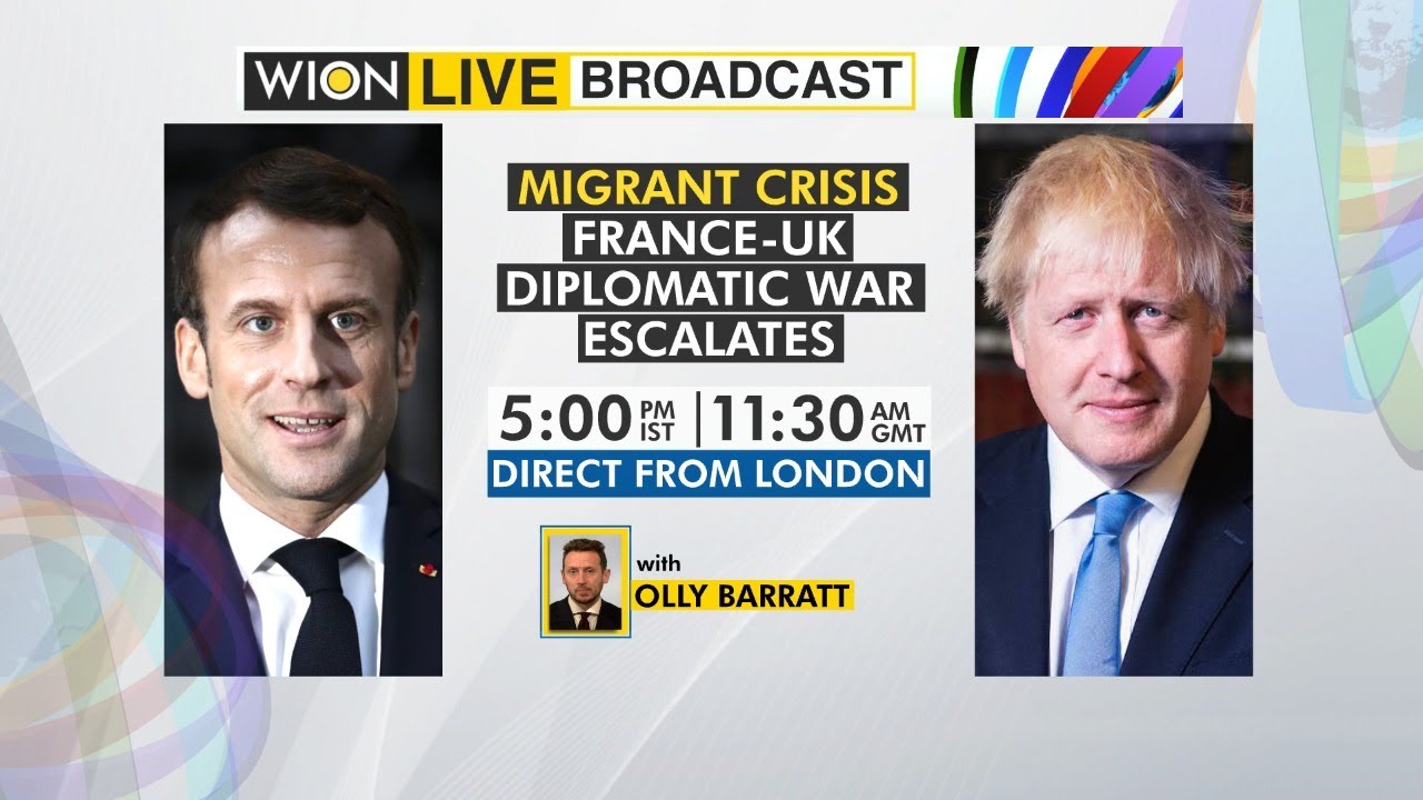 WION Live Broadcast | Migrant crisis: France-UK diplomatic war escalates | Direct from London | News