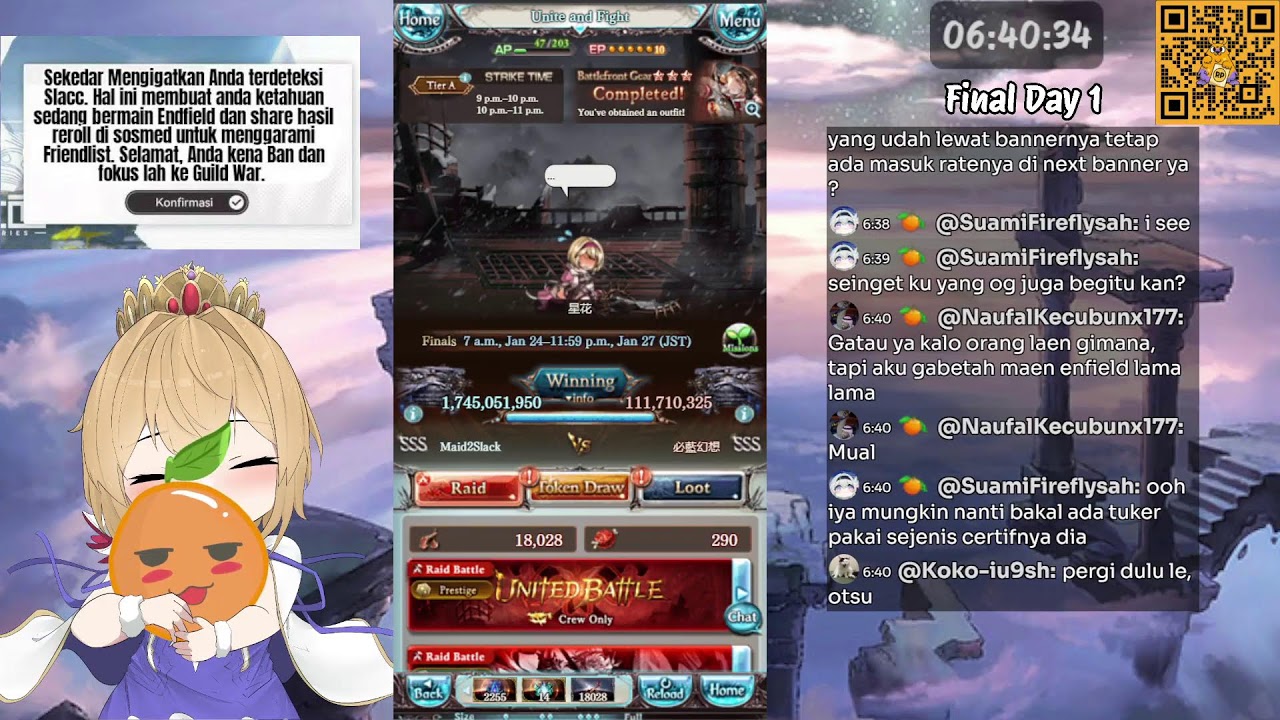 【Granblue Fantasy】#684, Final Day 1