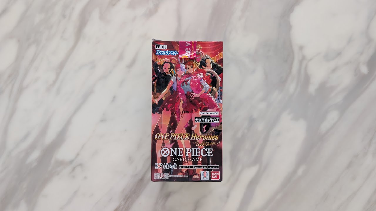 [One Piece] One Piece Card Game EB03 Heroines Edition Booster Box Unboxing