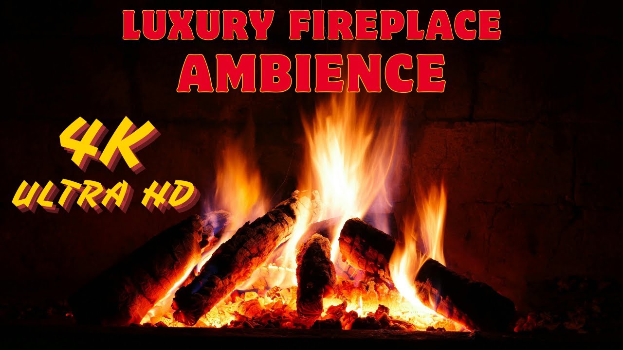 🔥 COZY Fireplace 4K (12 HOURS). Fireplace with Crackling Fire Sounds. Crackling Fireplace 4K ULTRAHD