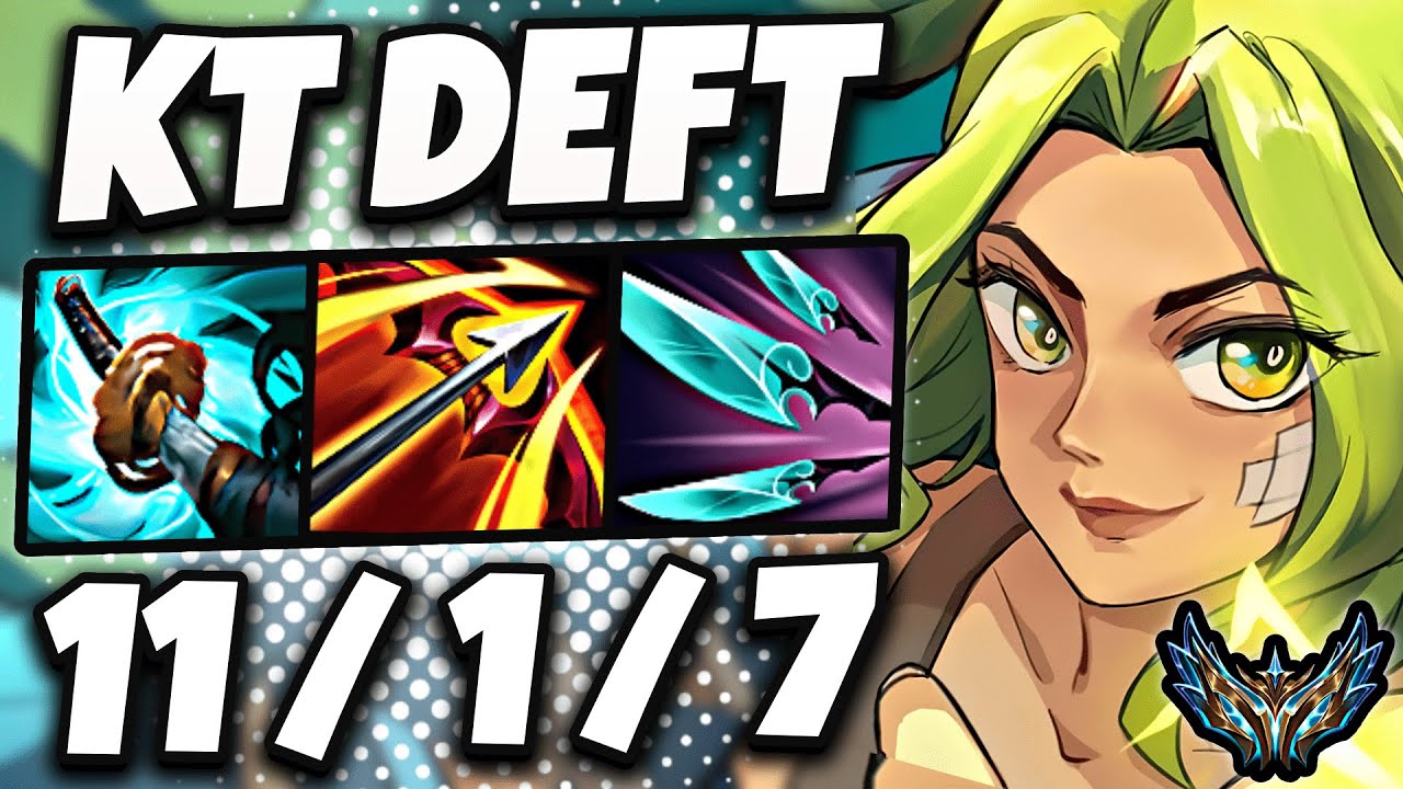 Zeri vs Ezreal ADC [ KT Deft ] Patch 13.24 Korea Challenger ✅
