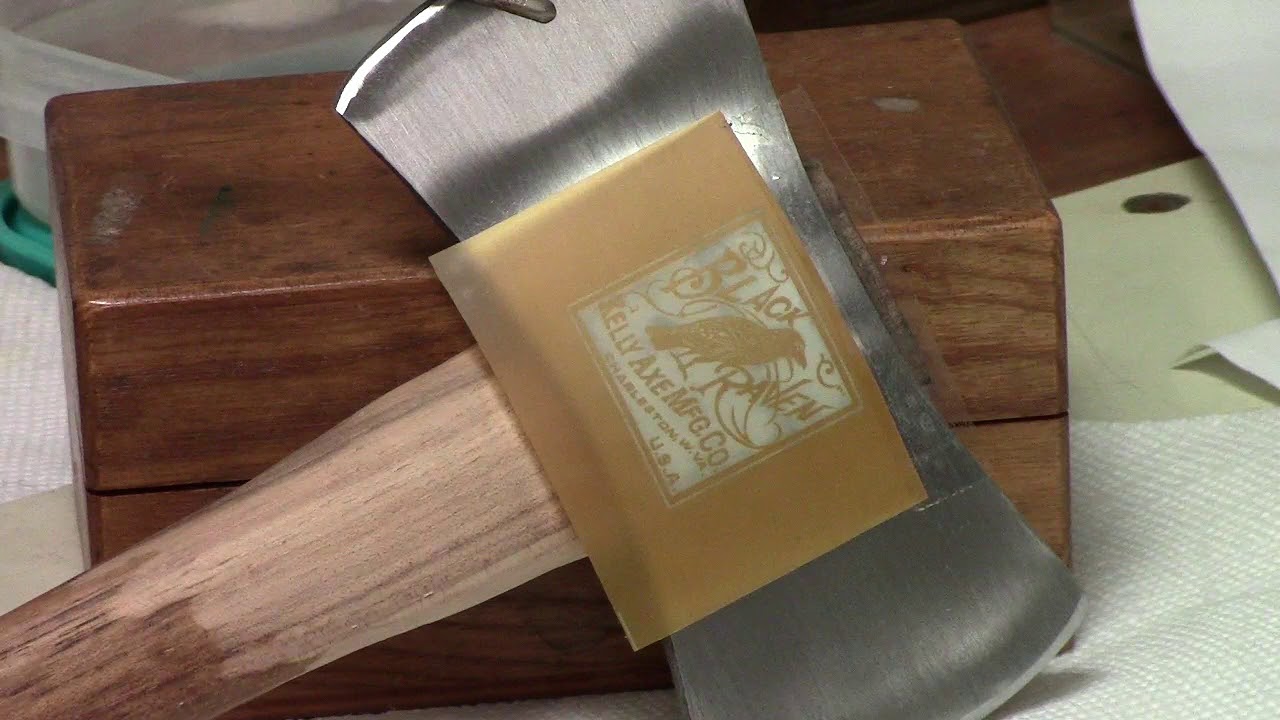 Half scale Lincoln and Raven axes