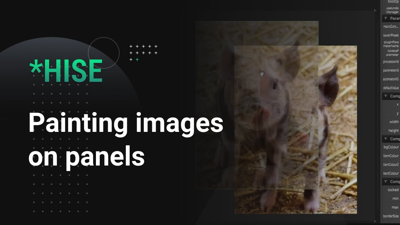 How to paint images on a panel in HISE