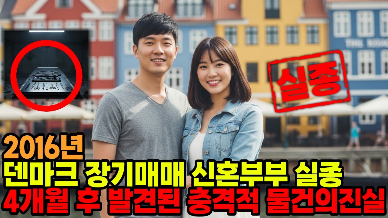 2016년 덴마크  신혼 여행 아들 부부 실종사건...  4개월여만에 폐농가 별견된  충격적 물건의 진실은...