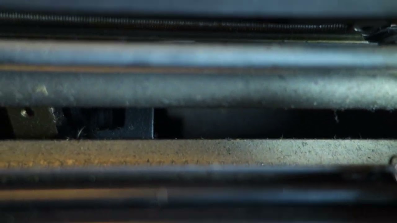 Carriage release and rack, Royal KMM typewriter (part 2)