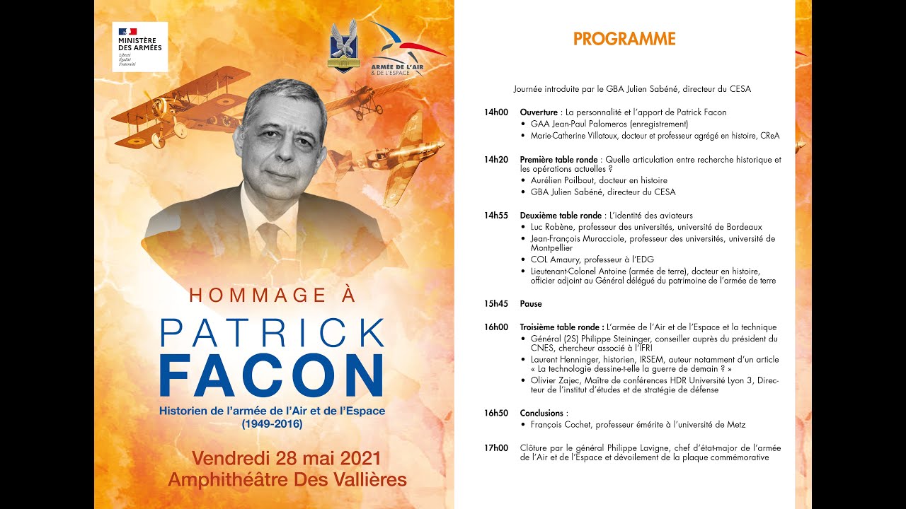 Journée d'étude et d'hommage à Patrick Facon