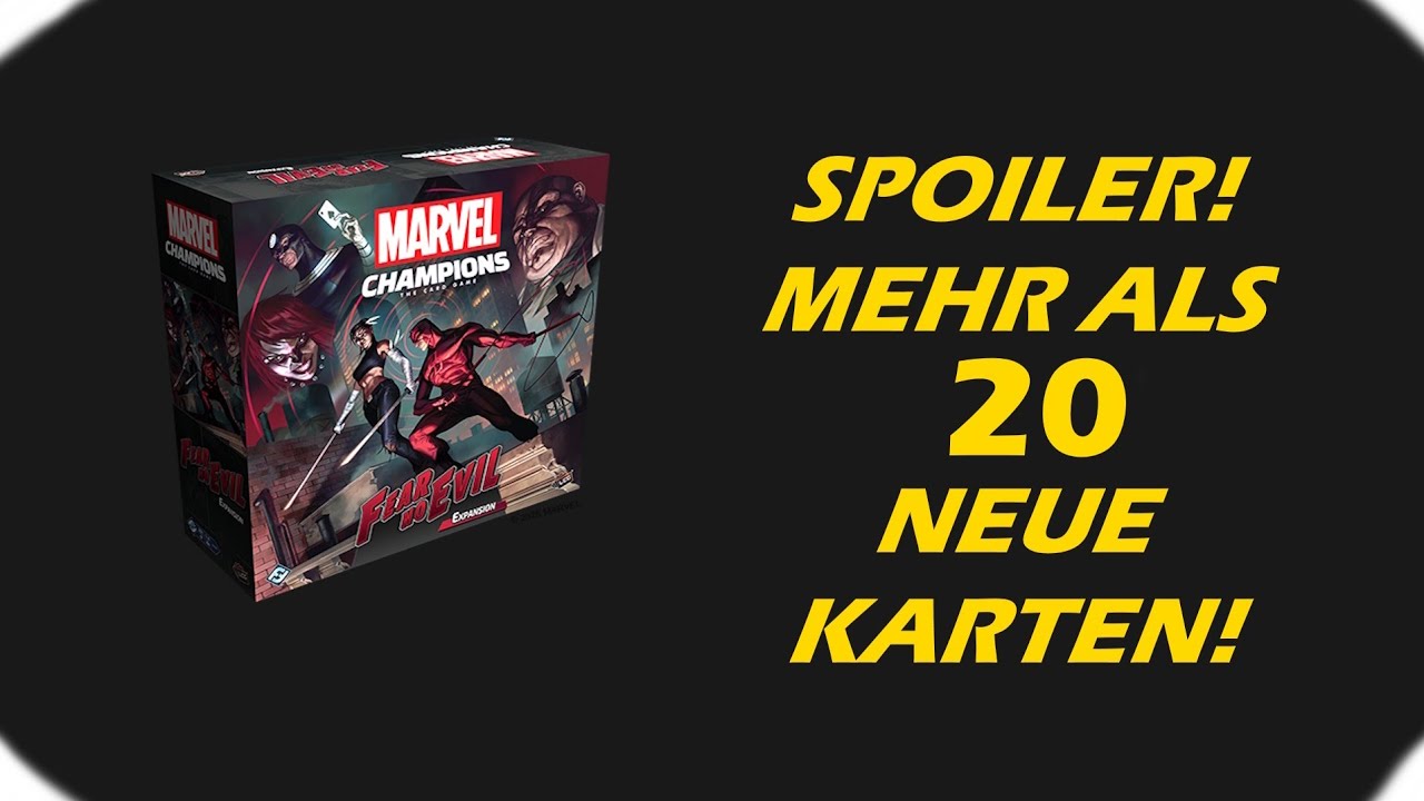 NEW CARDS from the Fear No Evil Box - Marvel Champions - [German]