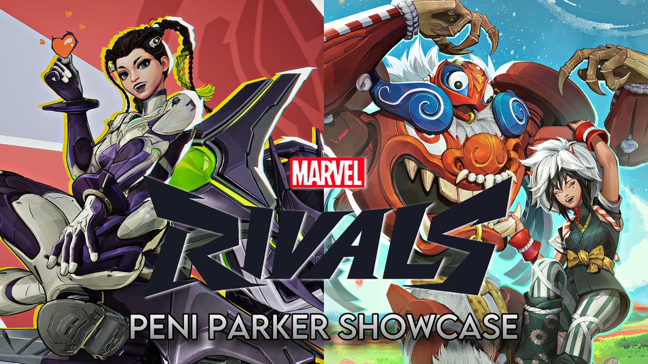 Peni Parker all skins showcase (4k) - Marvel Rivals