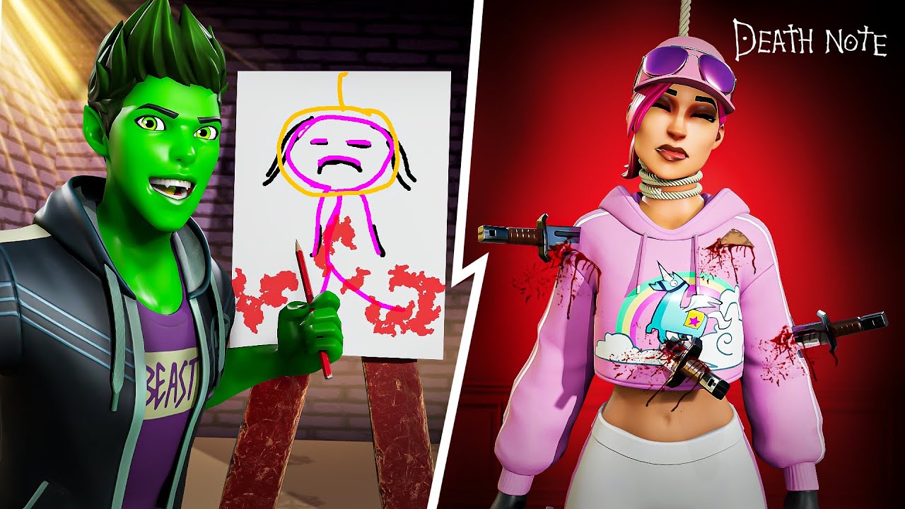 ALLES was Ich ZEICHNE wird REAL in Fortnite RP! 📕💀