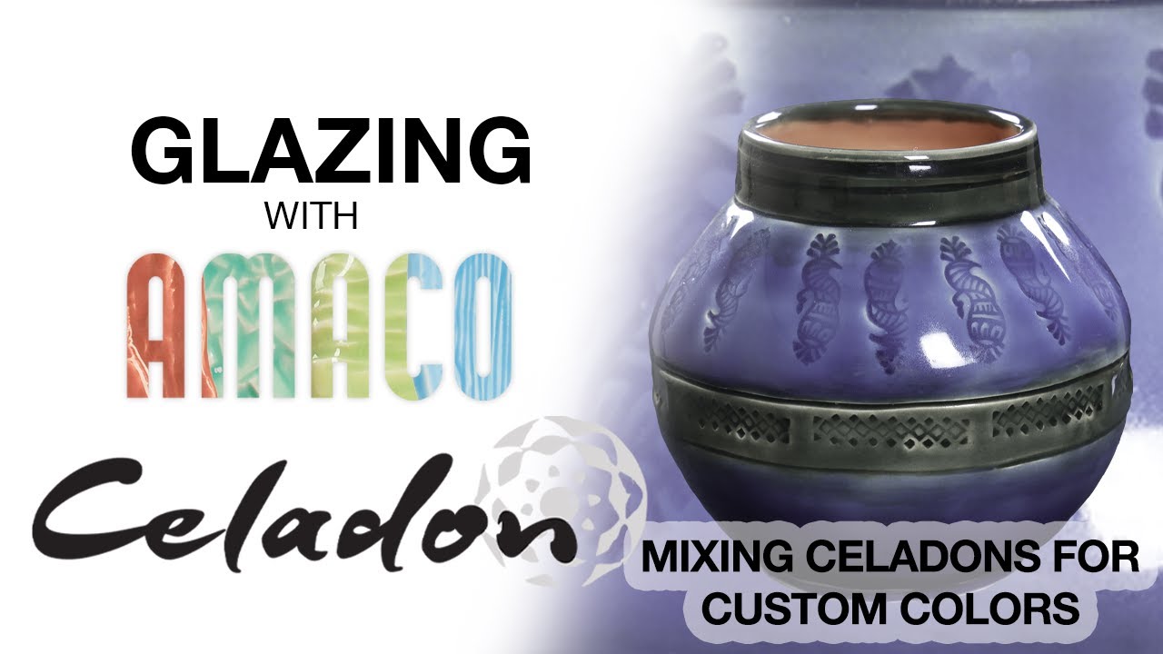 Glazing with Amaco: Mixing Celadons for Custom Colors