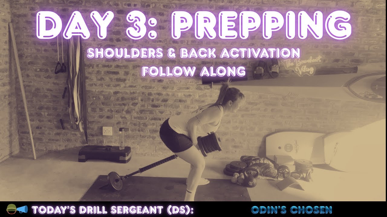 Follow along | Shoulders & Back Activation