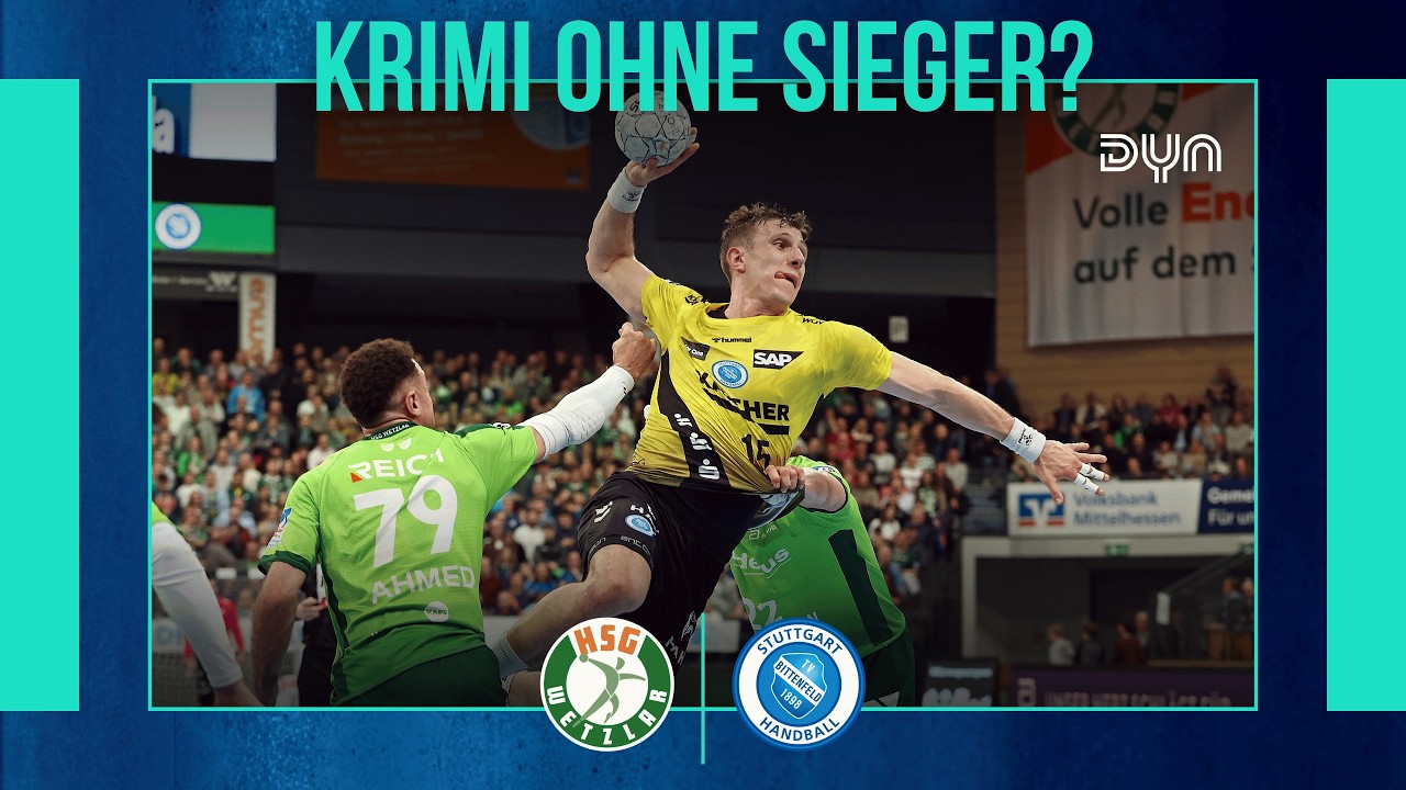 Highlights: HSG Wetzlar - TVB Stuttgart (Saison 2025/26) DAIKIN HBL | Dyn Handball