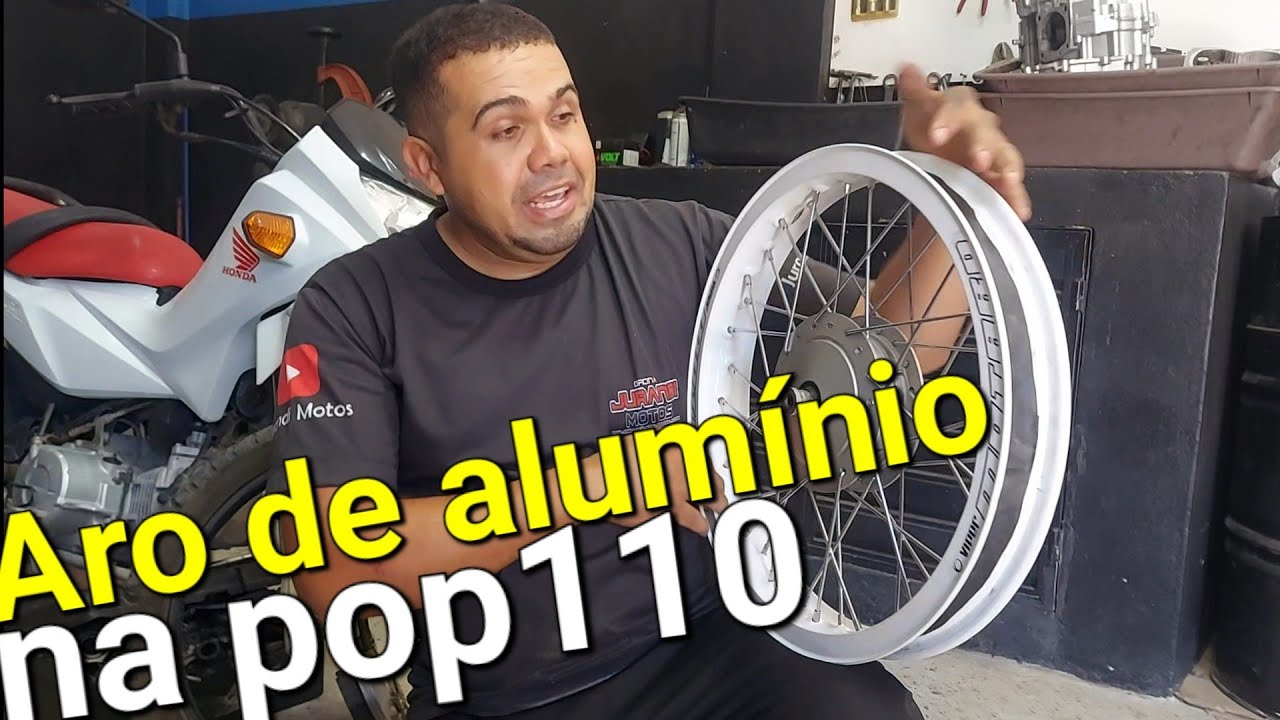 Aros de alumínio na pop110