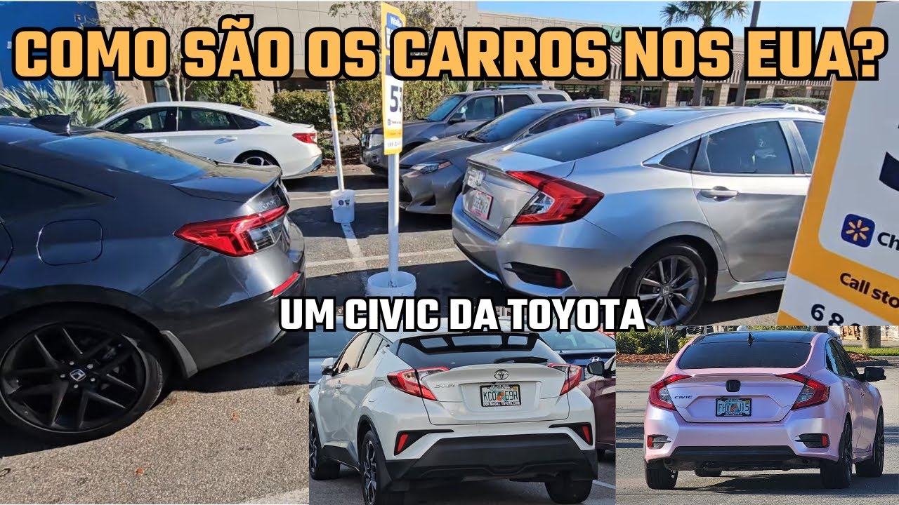 Tipos de Carros Mais Comuns nos EUA