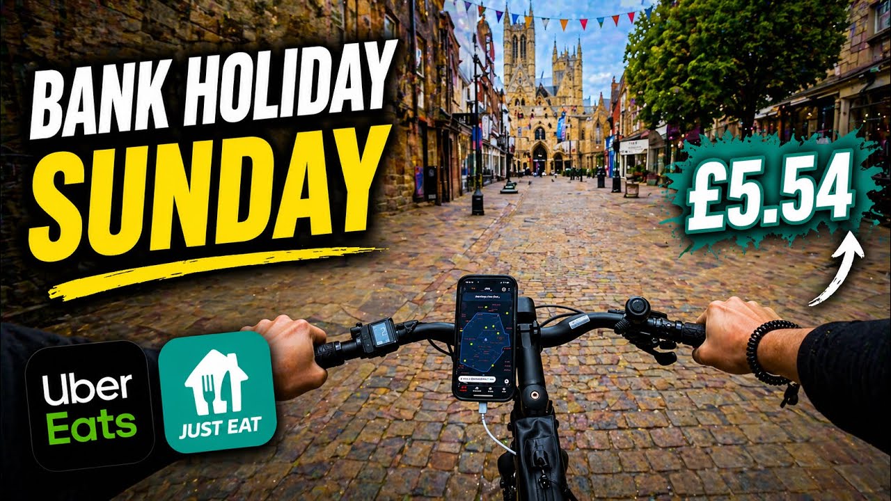 Bank Holiday Sunday: Delivering UberEats & JustEat – Was Lincoln a Ghost Town?