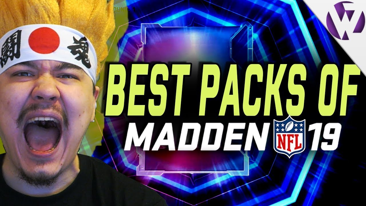 MY BEST PACKS OF MADDEN 19!!
