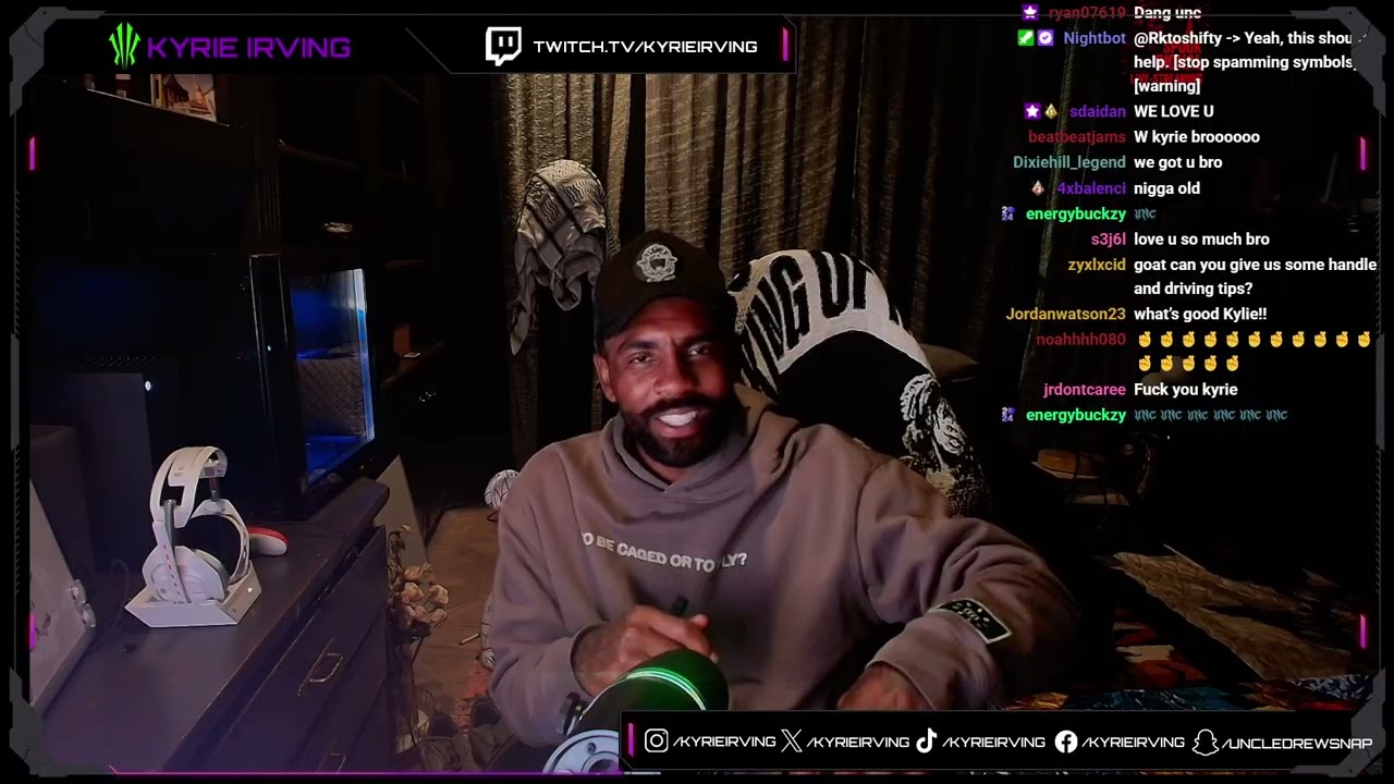 Spook Signal🤞🏾♾🪶 Kyrie Irving Twitch Vod Aug 6 2025