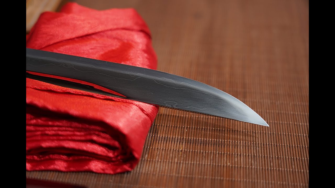 Complete a sword made of folded steel - Hira Zukuri Katana, he is so beautiful