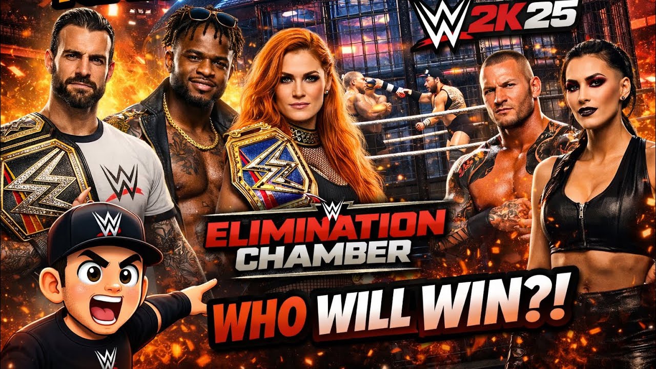 I Let WWE 2K25 Decide The Elimination Chamber Winner.....