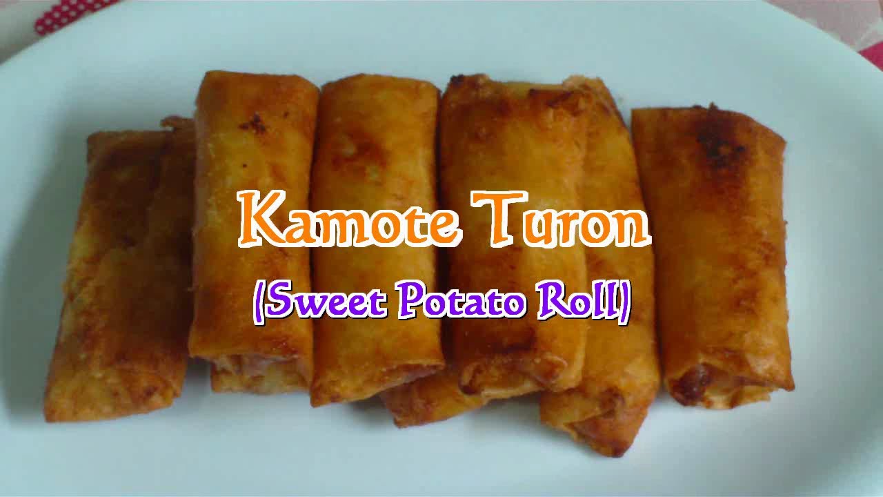 Kamote Turon (Sweet Potato Roll)