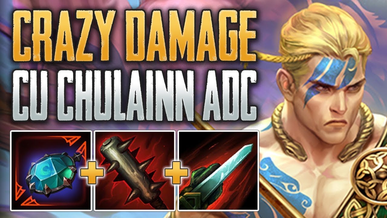 BALANCED GOD BTW! Cu Chulainn ADC Gameplay (SMITE Conquest)