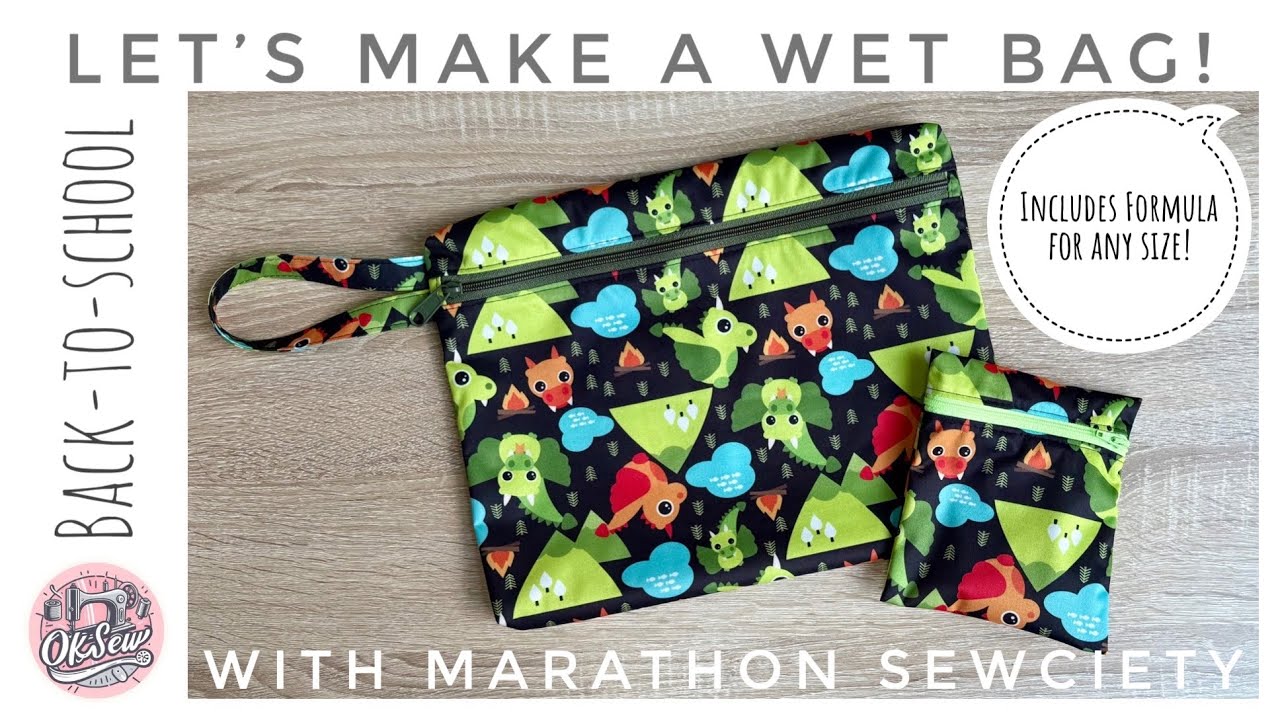 Let’s Sew A (Free) Wet Bag! Back-To-School Sewing with Marathon Sewciety