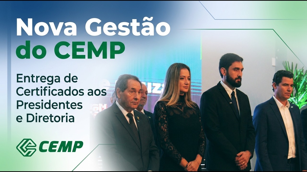 Cerimonial do CEMP oficializa novos presidentes e diretoria com entrega de certificados 4K