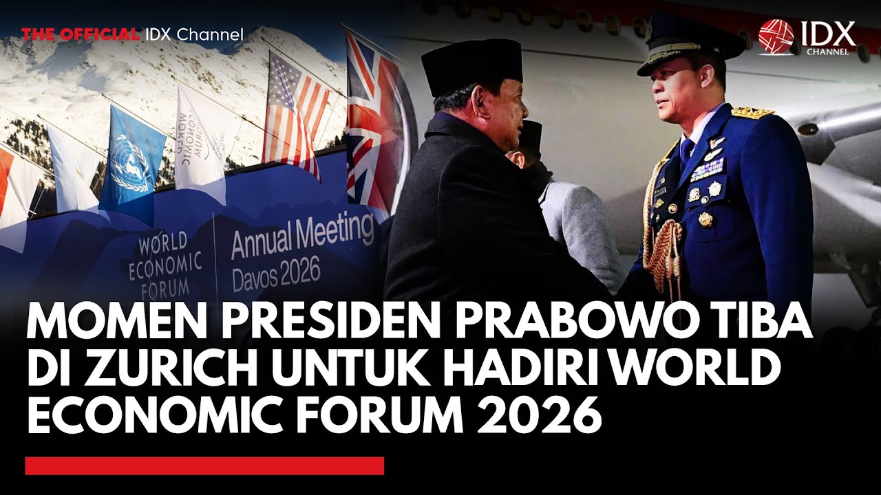 Momen Presiden Prabowo Tiba di Zurich untuk Hadiri World Economic Forum 2026 | IDXC UPDATE