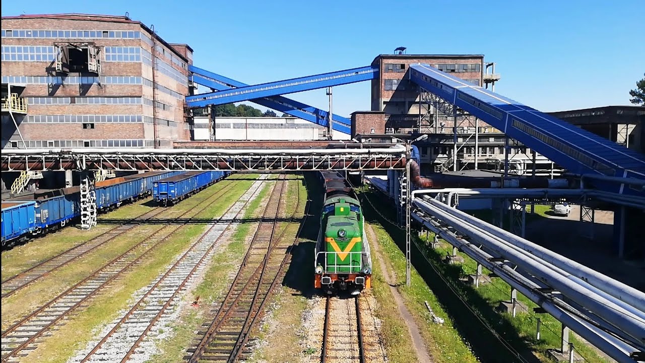 Pociągi na terenie KWK Bolesław Śmiały