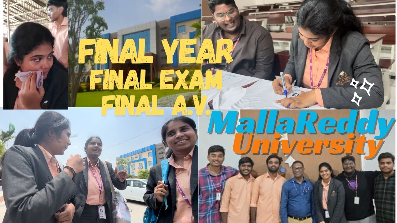 Final [ YEAR, EXAM, AV] || MallaReddy University || Farewell Part-2 || #finalyearexam #finalexams