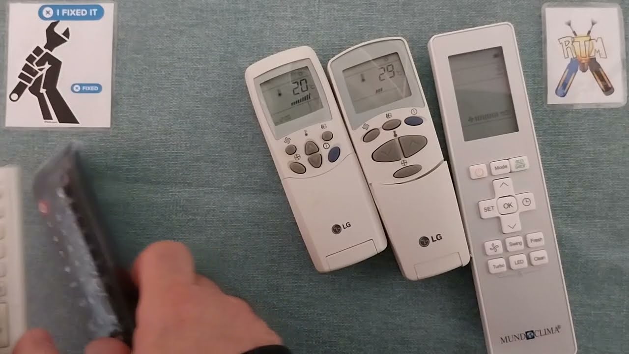 COMPROBACION LED INFRAROJO MANDO A DISTANCIA AIRE ACONDICIONADO - FUNCIONA DIFERENTE A UN MANDO TV