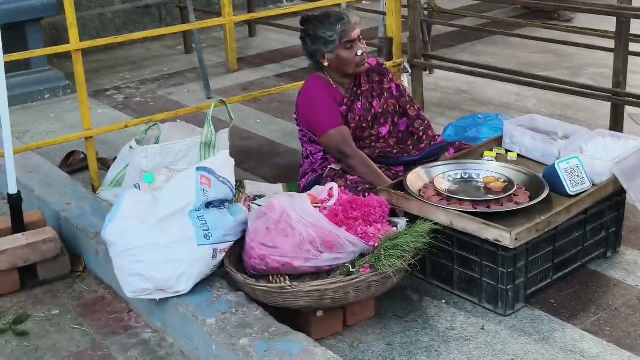⛰️⛰️⛰️🪔🙏Kundrathur Murugan Temple  outside views🔥💥on sunset time today🌞