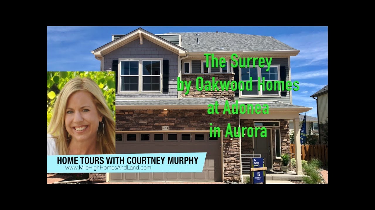 New Homes in Aurora Colorado - Surrey Model by Oakwood Homes at Adonea