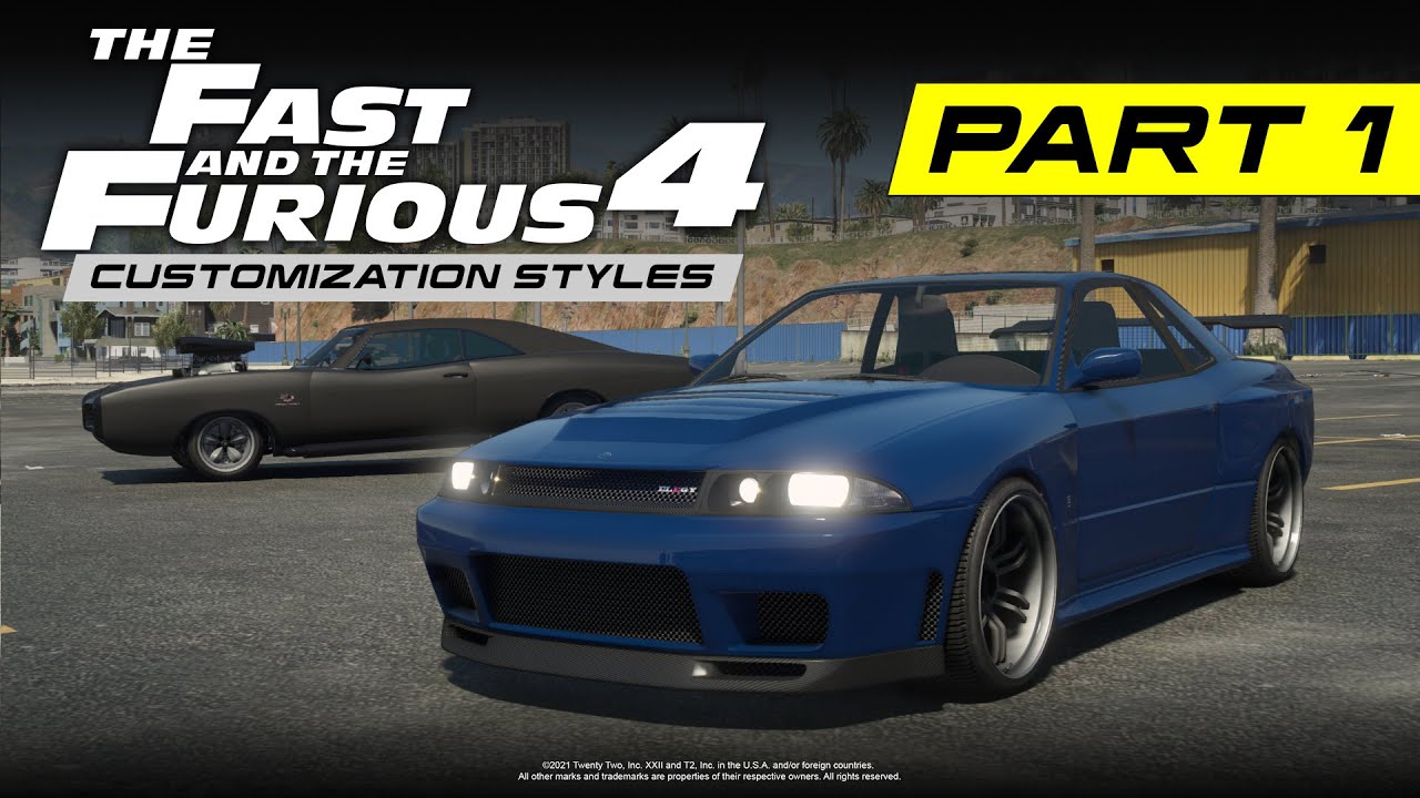 GTAO - Fast & Furious 4 Customization Styles | Part 1
