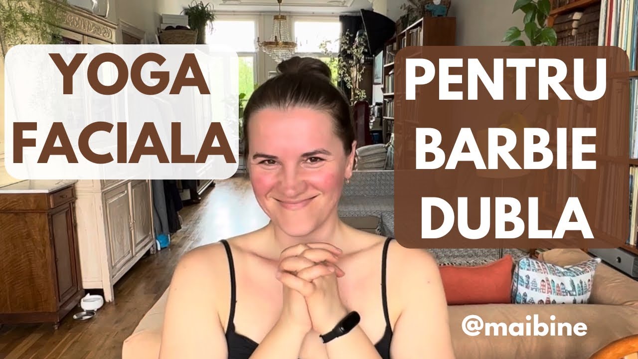 Yoga facială, masaj limfatic pentru bărbia dublă