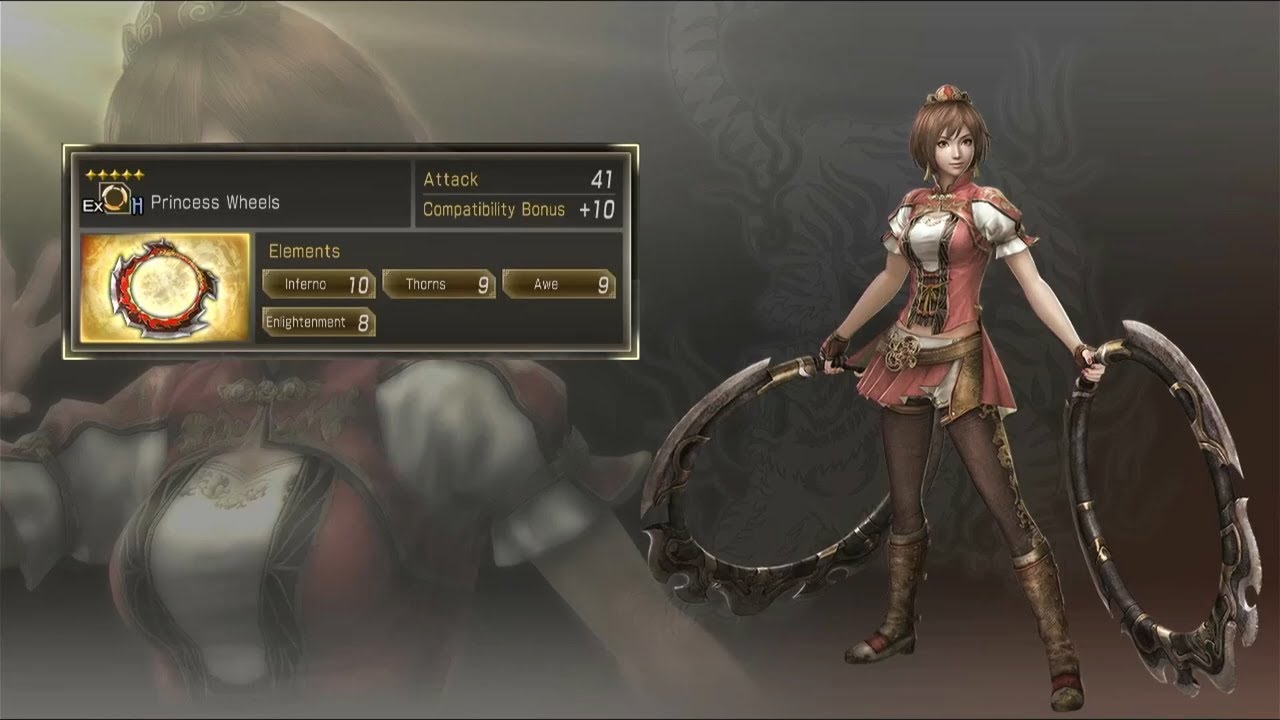 Sun Shangxiang 5th Weapon Princess Wheels - DW8XLCE PS3