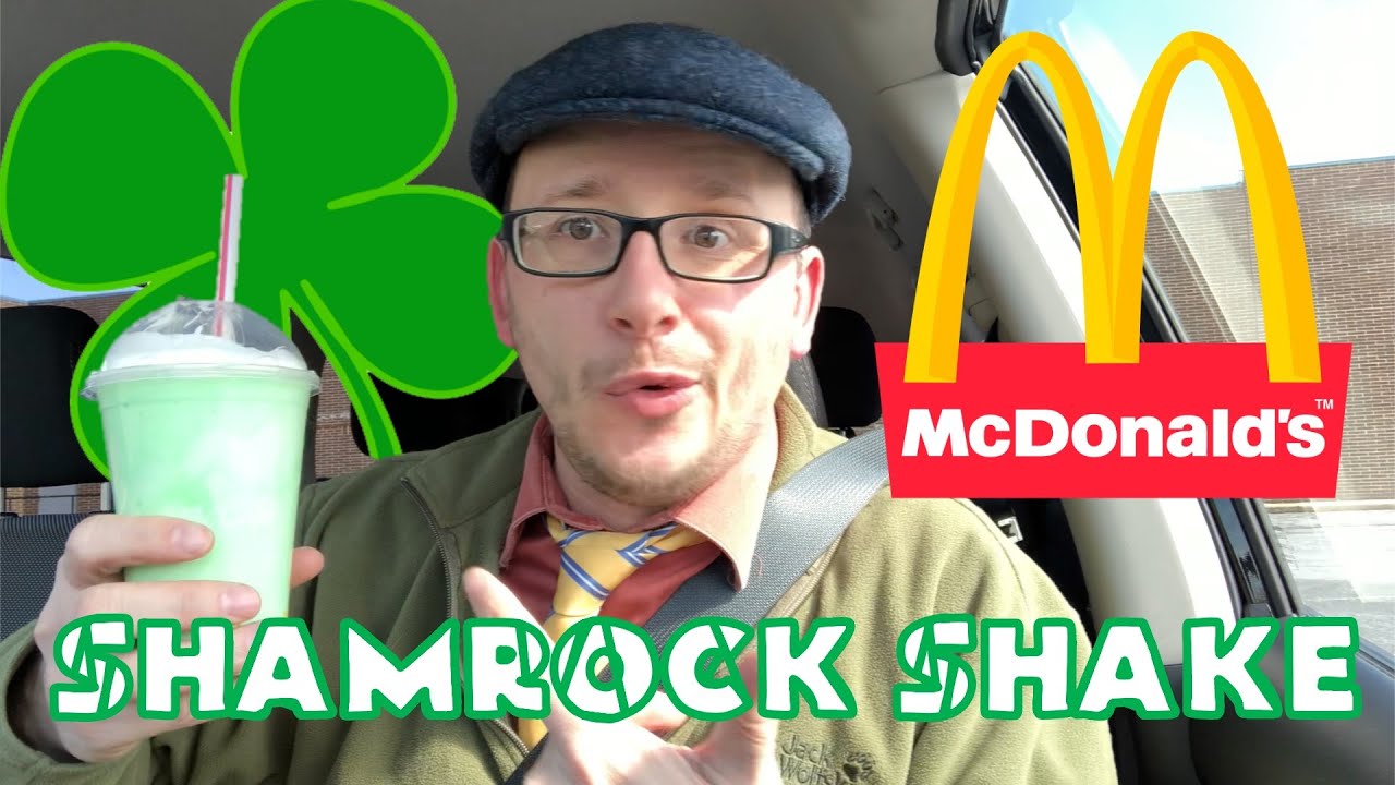 SLURPING THE MCDONALD'S SHAMROCK SHAKE - REVIEW