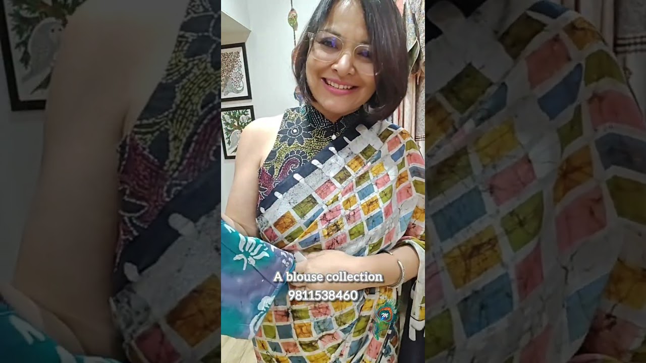 A collection of beautiful saree blouses: Morpankh Dezine