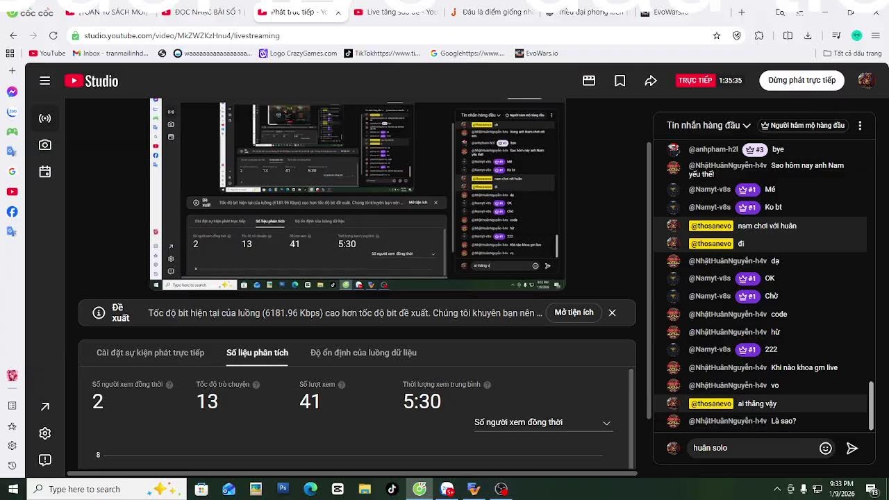 Live tăng sub đê