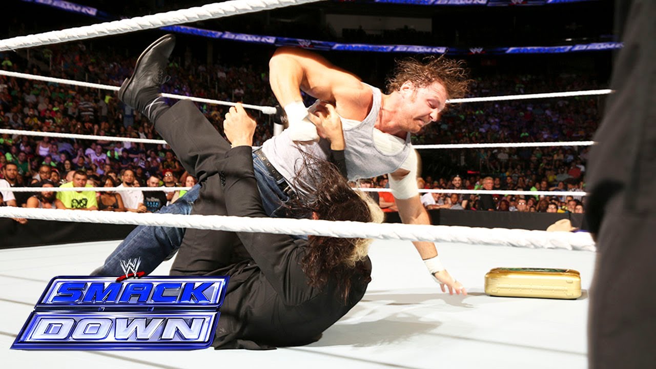Дин Эмброуз сеет хаос, прерывая Сета Роллинса: SmackDown, 4 июля 2014 г.
