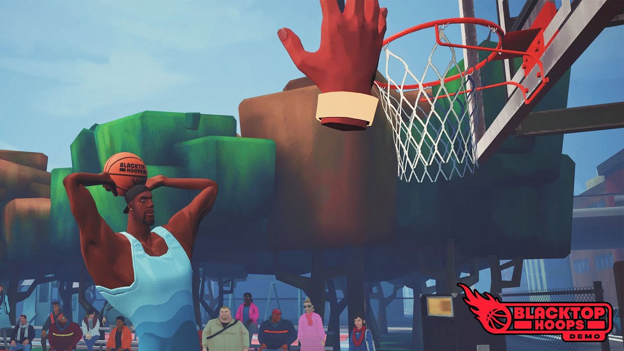 The Best Basketball VR Game I've EVER PLAYED!!! Blacktop Hoops VR