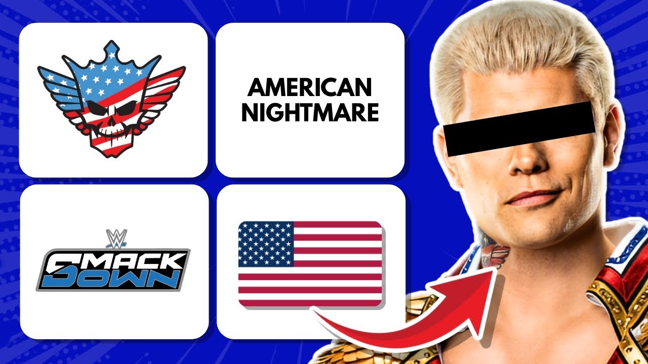 Угадайте суперзвёзд WWE всего за 4 подсказки! | Великолепная викторина