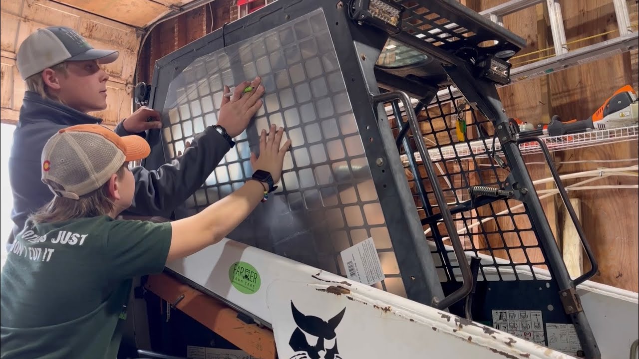 How NOT to BUILD A DIY SKID STEER CAB with plexiglass!