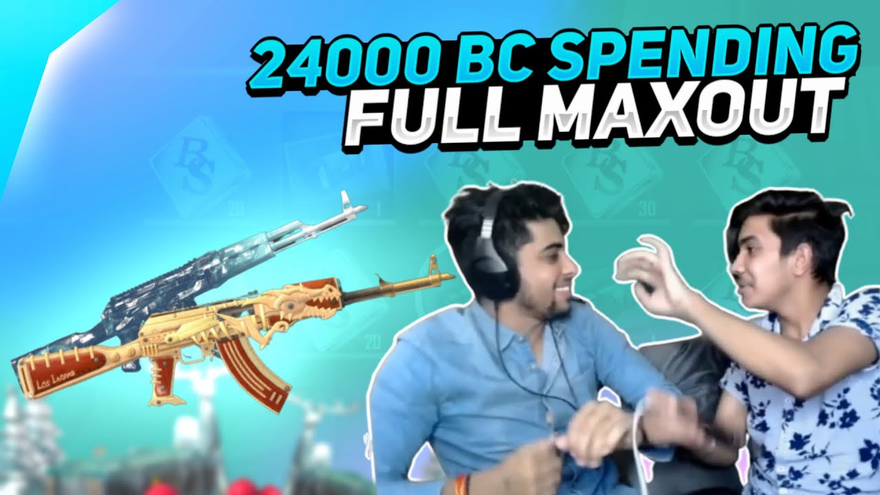 PUBG MOBILE LITE AKM MAXOUT CRATE OPENING | SUPER LUCKY😍 |  24000 BC SPENDING