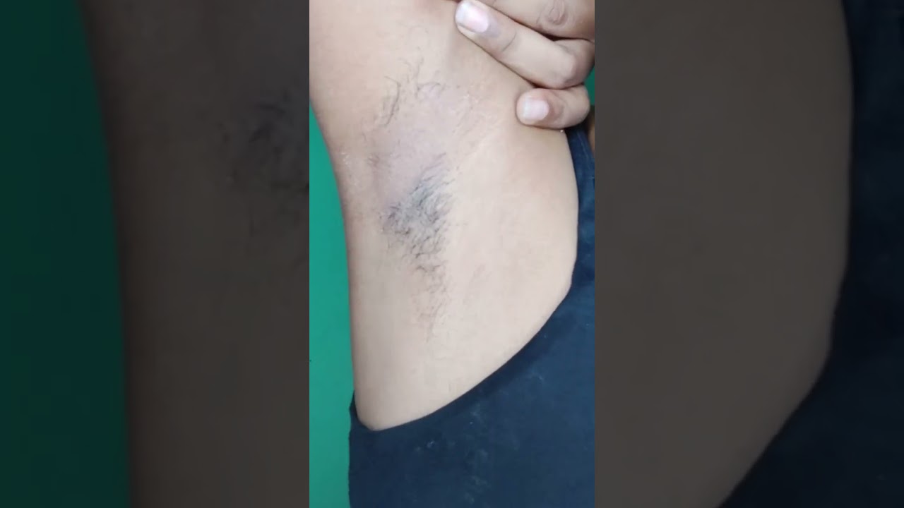 Self Underarm Wax with VEET Cold Strip #shorts #veetwaxstrips #ytshorts #youtubeshorts #waxing #yt