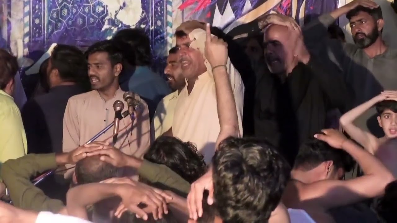 بہت ہی پر درد مرثیہ قدیمی انداز سے پرسہ پیش کرتے ہوئے ڈھیر امید علی شاہ میانوالی کے نوجوان 😭😭😭😭😭😭😭😭