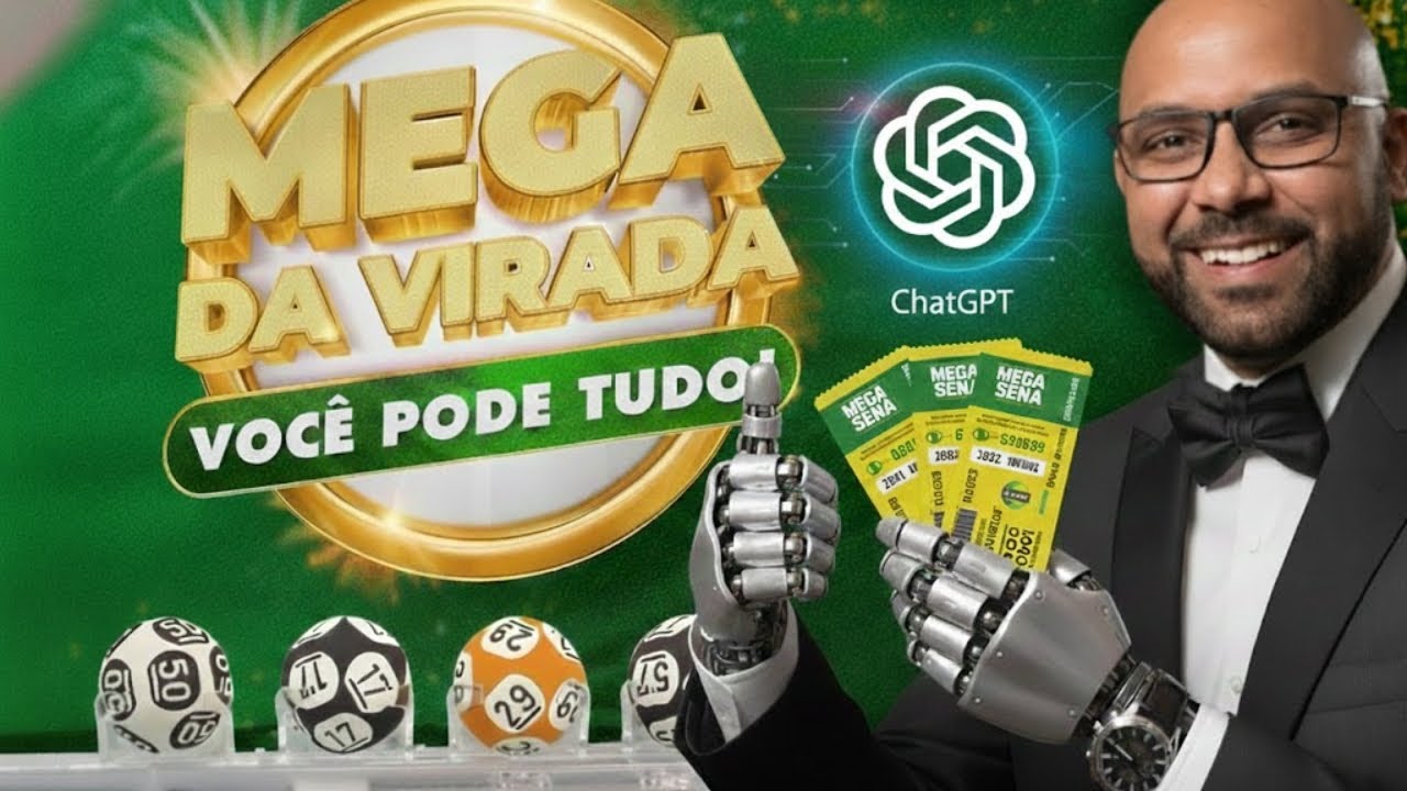 Voc&ecirc; Precisa Conhecer o SEGREDO da MEGA SENA DA VIRADA com Intelig&ecirc;ncia Artificial