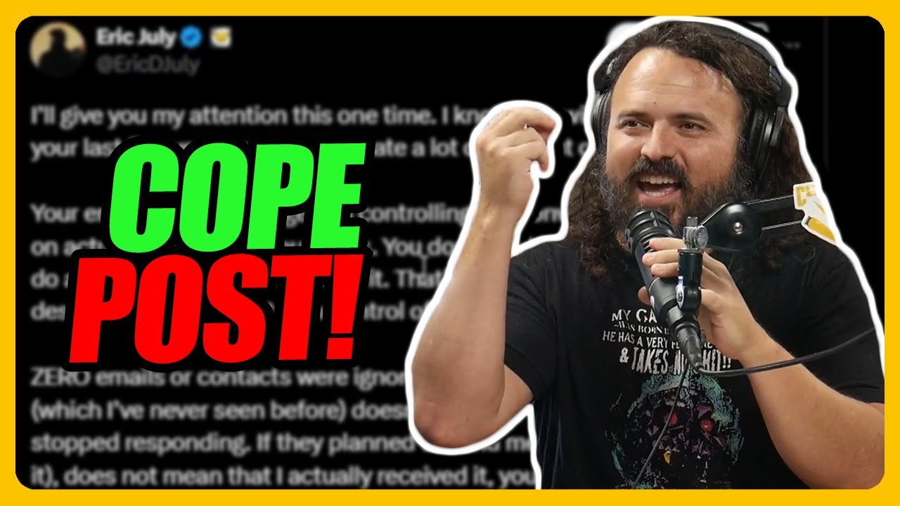 Reading Eric July's COPE TWEET - The Dick Show