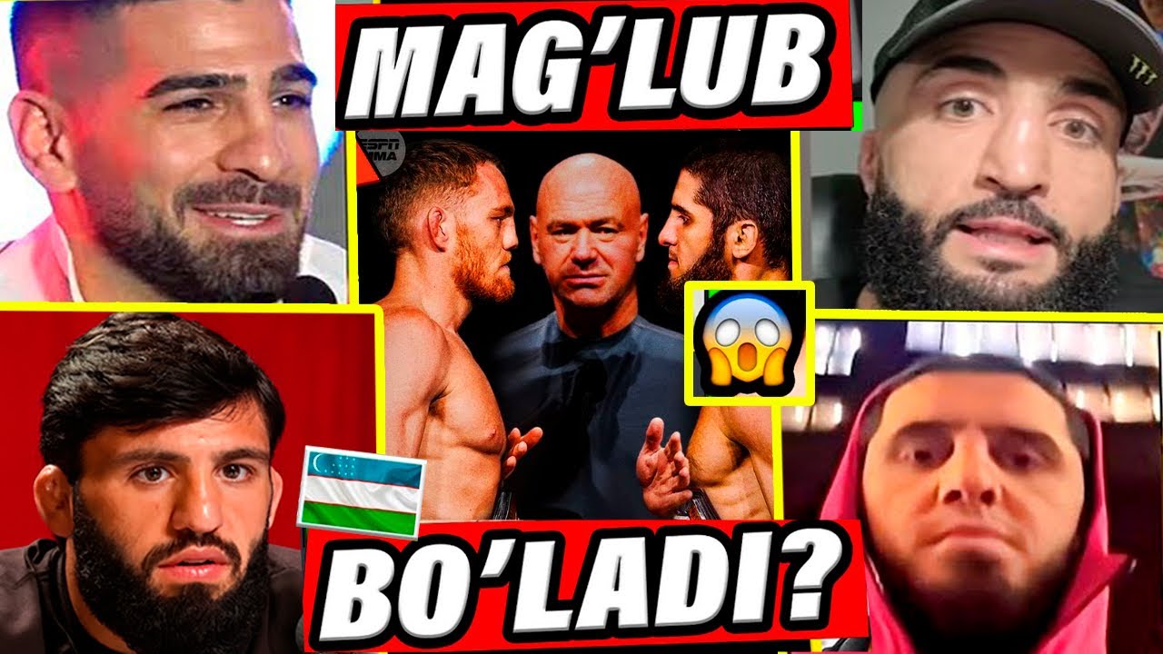 ISLAM VA MADALENA JANGIGA TOPURIYA VA BSOHQA UFC JANGCHILARINING YANGI FIKRLARI! 