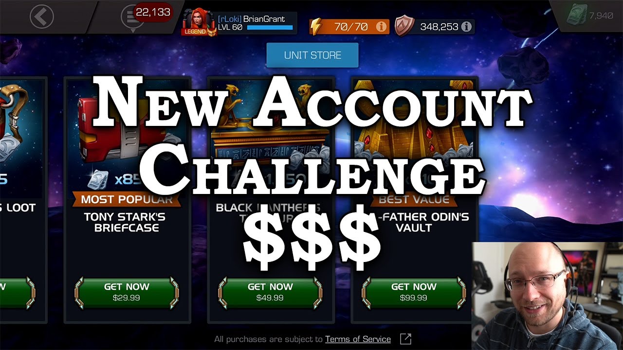 New Account Challenge - Spending $$$ | Marvel Contest of Champions